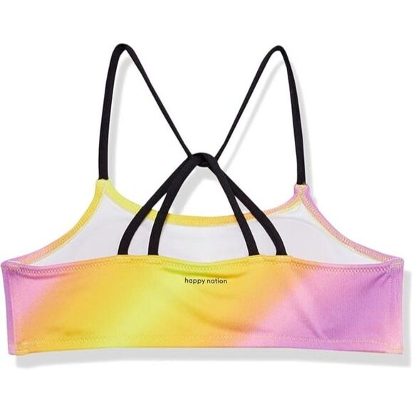 Happy Nation Girls’ Tie-Dye Bikini Top | XL (14/16) | NWT - Picture 2 of 7